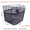 26-Inch Front Mounted Bicycle Basket for 24-28 Inch Bikes