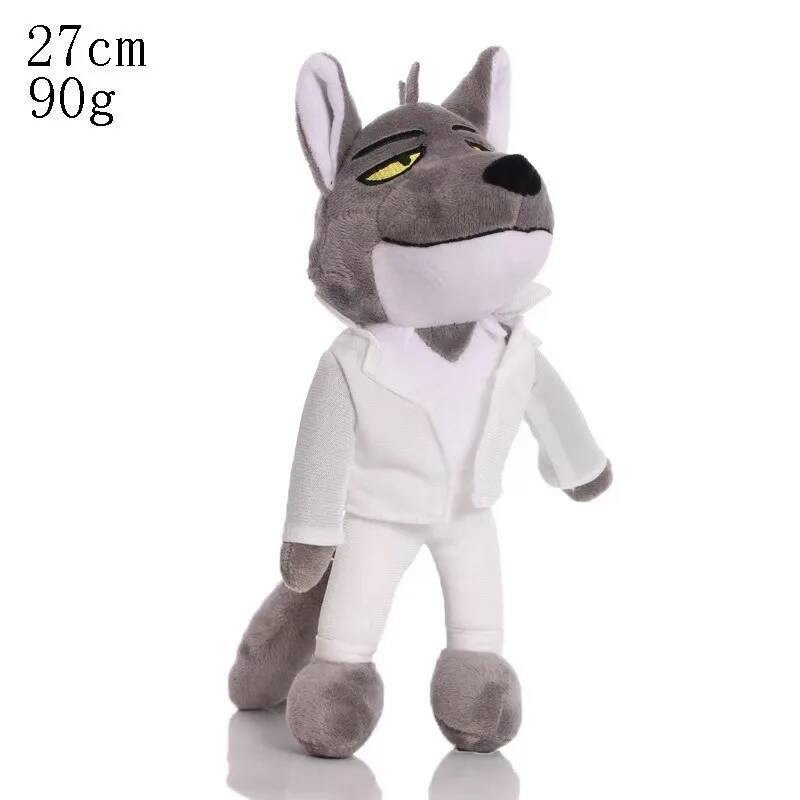 Anime The Bad Guys Plush Toys Mr Snake Piranha Wolf Shark Ms Tarantula Cotton Doll Soft Stuffed Animal Plushie Pillow Room Decor