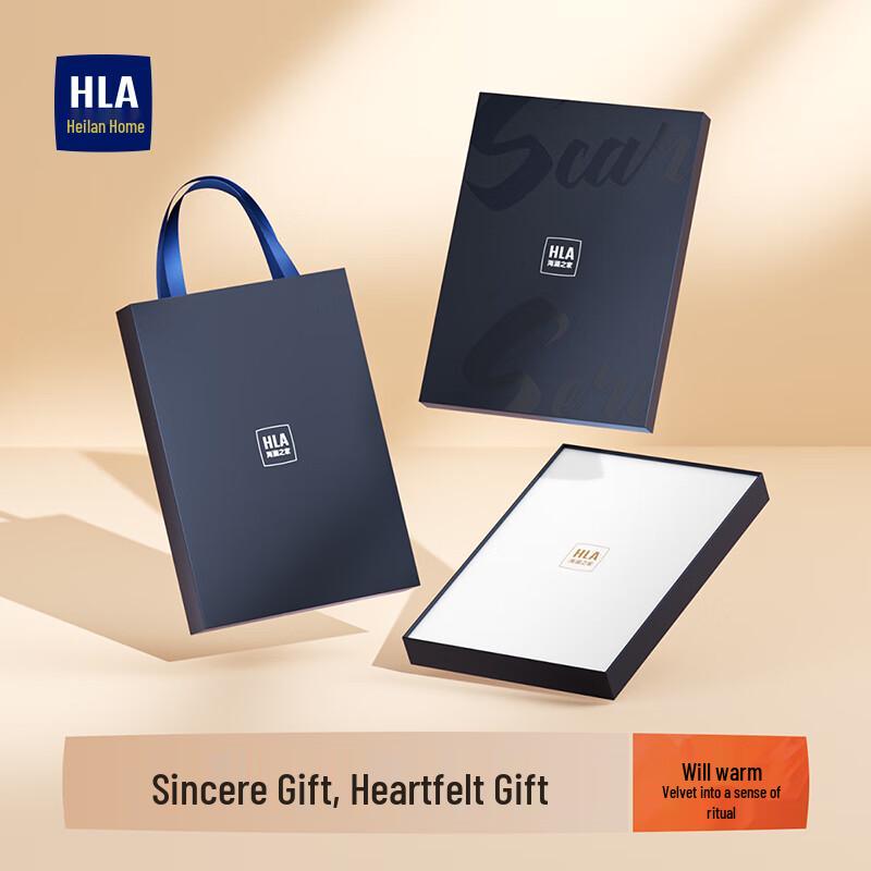 HLA Men's Pure Wool Winter Scarf