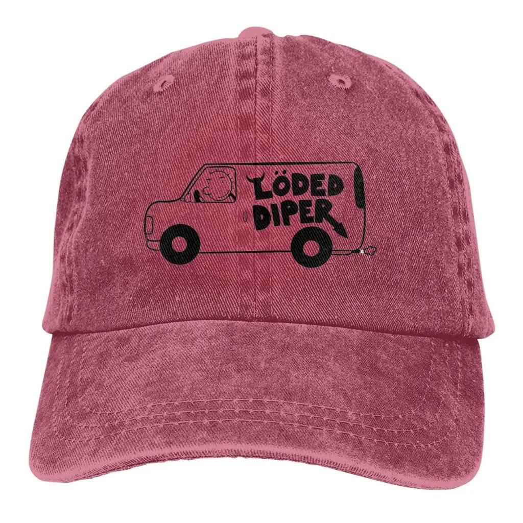 Loded Diper Van Trucker-Kappen Merchandise Retro Used Gewaschen Tagebuch eines Clowns Hut Für Unisex Stil Verstellbar