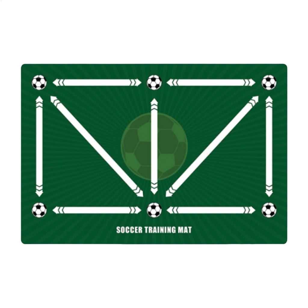 Football Training Mat Durable Non Slip Foldable Kids Adults Dribble Training Mat Football Training Indoor Outdoor Equipment