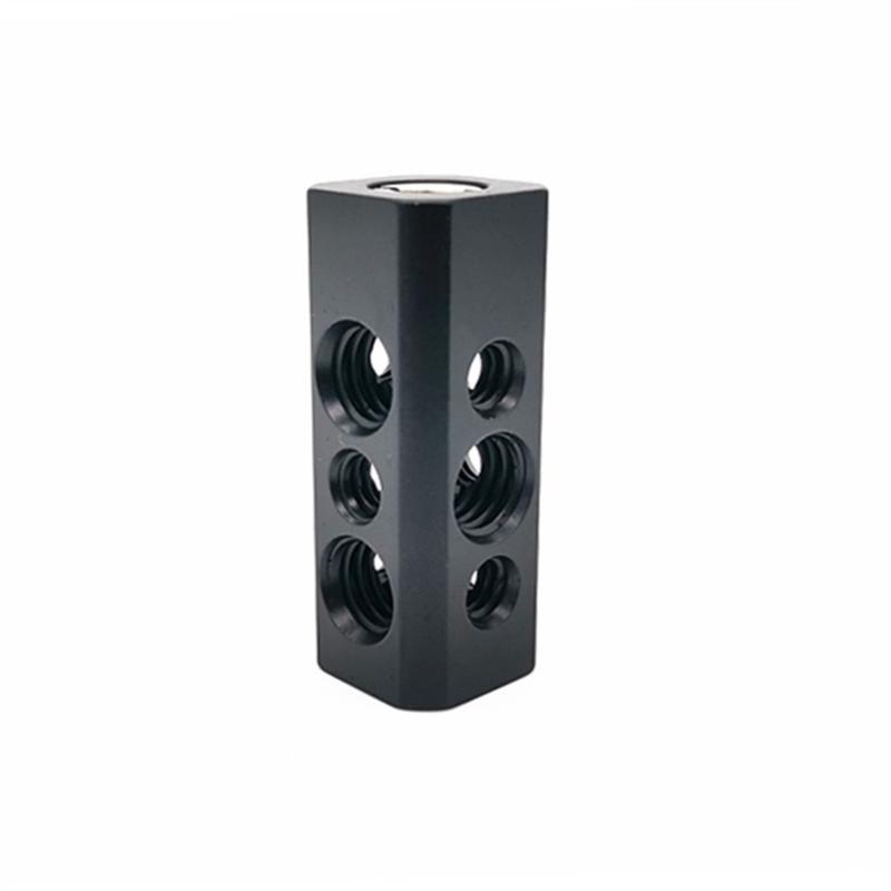 Universal Camera Hot Shoe Mount Adapter with MultiPorts for Tripods Aluminum Camera Tripod Hot Shoe Adapter Conversion