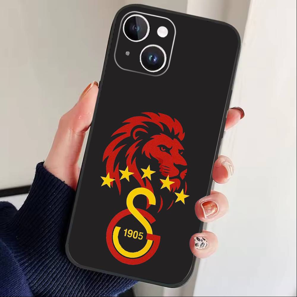 G-Galatasaray 1905 Phone Case For iPhone17,16,15,14,13,12 Plus,Max Soft Silicone Black Cover