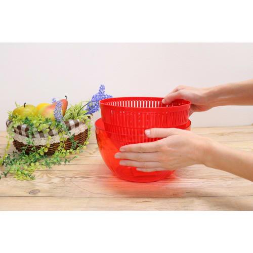 Keystone Plastic Apple Salad Spinner, Red, Size: Approx. 20.5 (H18 GHAPSSRD)