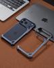 Oatsbasf Metalen Frameloze Telefoonhoes voor iPhone 17 Pro Max & 17 Pro Schokbestendige Bumper 9 Vorm Telefoonhoesje Blote Telefoon Gevoel Shell