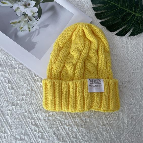 Knitted Woolen Hat for Women in Autumn and Winter Warm and Windproof  Japanese Style  High End Versatile Large Head Circumference  Pullover Hat