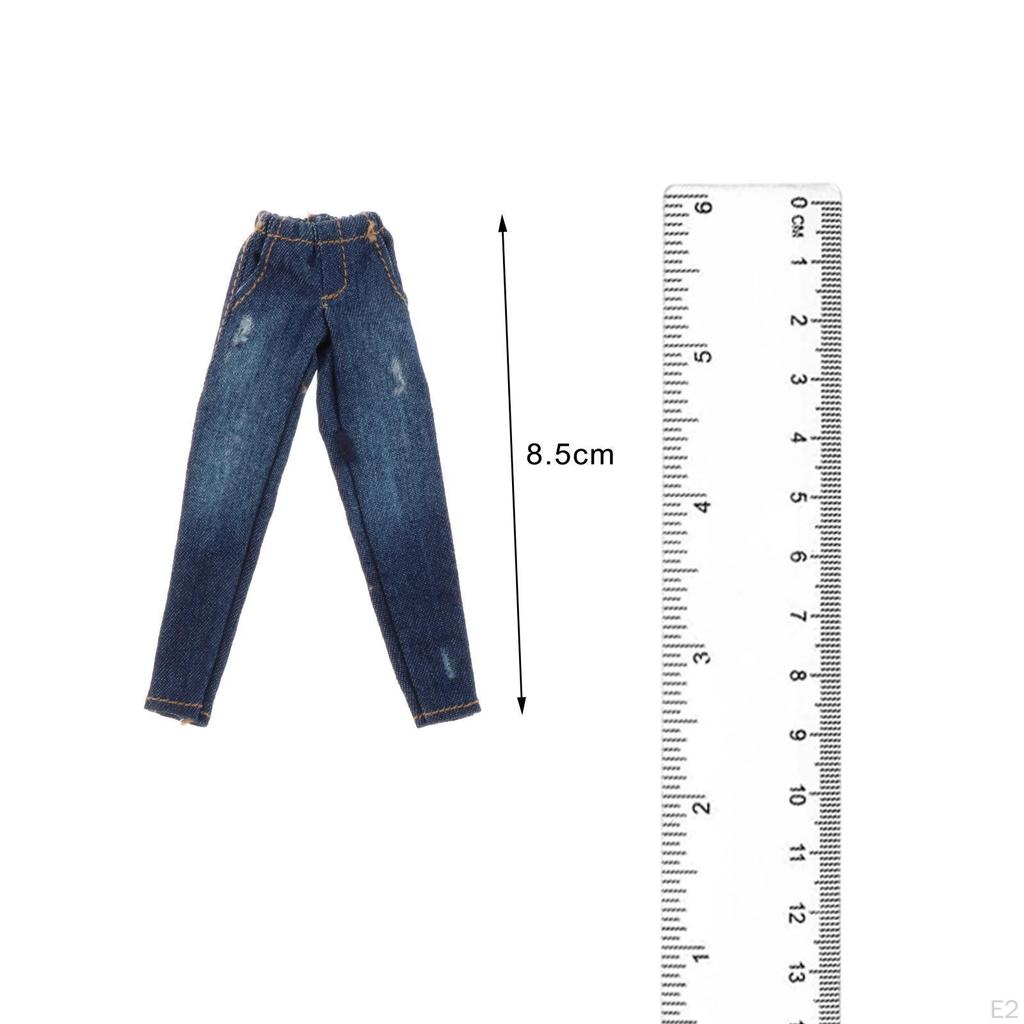 1/12 Doll Clothing Pants for 6 Inch Female Action Figures Accessories