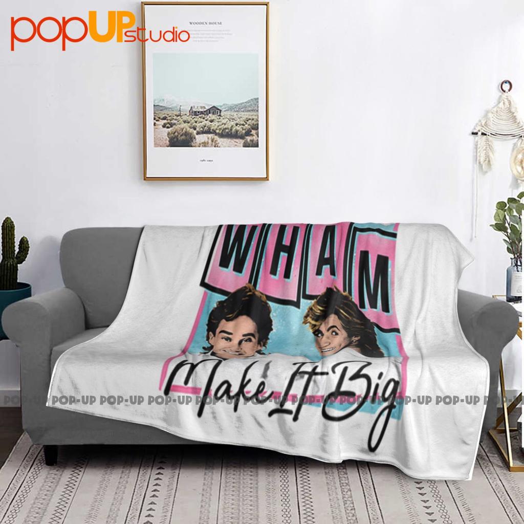 Wham Pastel Make It Big Music Ultra-Soft Blanket Quilt Winter Sofa Cover Bed Covers