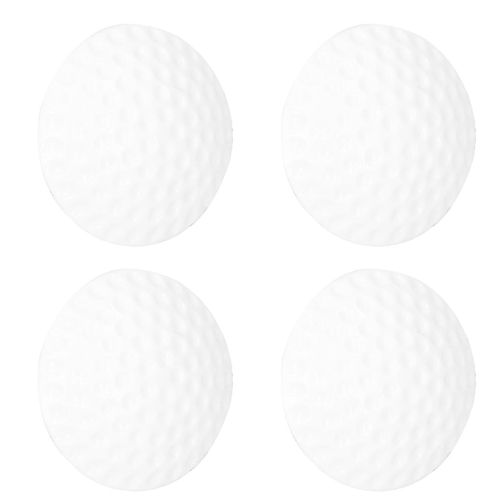10Pcs Door Handle Stop Silicone Wall Bumper AntiCollision Protector Self Adhesive Guard(White )