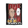 Anime One Punch Man Fleece Throw Blanket Saitama Cartoon Blankets for Home Office Lightweight Bedding Throws,