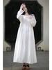 Women's Double-Layer Cotton and Linen Retro Long Dress - Cool, Gentle Style, Available In 4 Colors