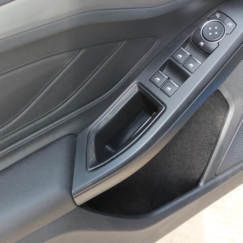 Auto Tür Aufbewahrungsbox für Ford Focus 4 Mk4 2019 2020 2025 2025 2 Stück Vorne Hinten Türverkleidung Armlehnenbox Etui Zubehör