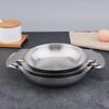 Silver/gold Cooking Pan Stainless Steel Saucepan Cookware Soup Basin  Ramen