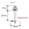 New Bi-polar electro shock Vaginal tight Huge Butt Plug Metal Anal beads Prostate Electrical Stimulation G spot medical Sex Toy