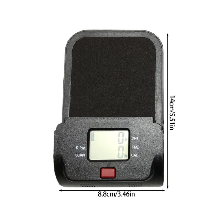 Multifunctional Rowing Machine Counter Speedometer LCD Display Counter Monitor Gym Replacement Monitor Easy to Use