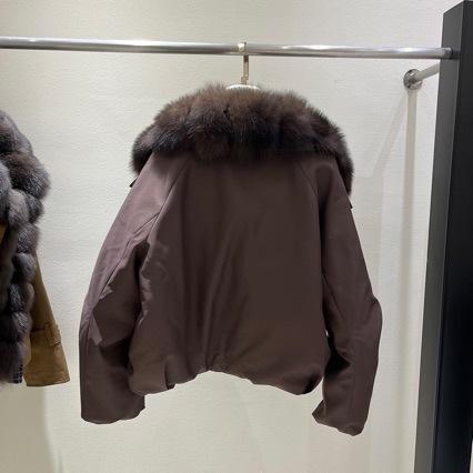 New Pie Overcomes Removable Fox Hair Collar Cotton Clothing Women's Short Fashion Thickened Warm Jacket