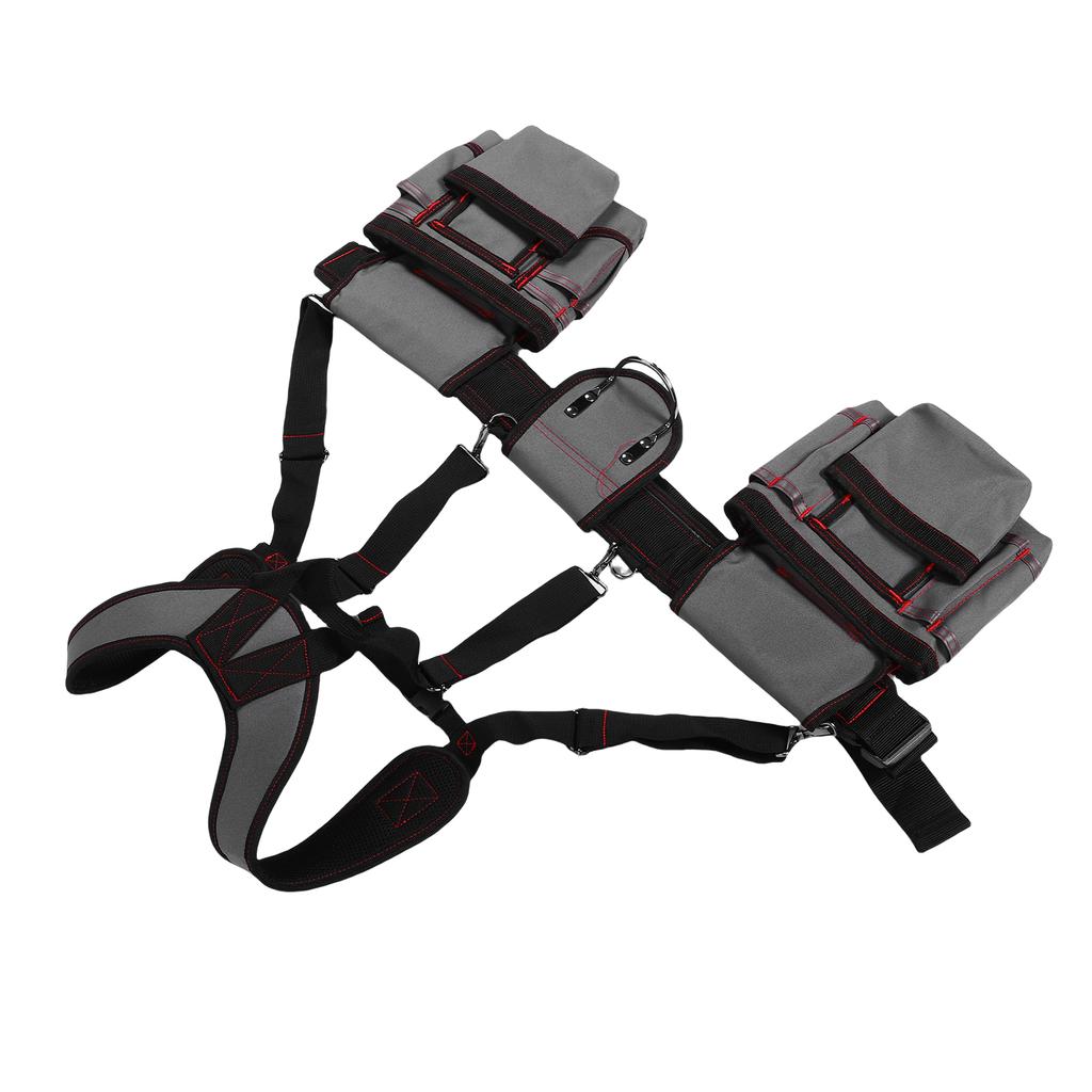 Professional Tool Belt Multifunctional Adjustable Oxford Fabric Construction Tool Pouch Suspender