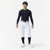 Mizuno Breath Thermo Bio Gear Baseball Undershirt (Low Neck, Long Sleeve), Size Small, Navy (12JABQ94), Directly Available at Mizuno Direct Stores