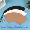 Fan-Shaped Cardstock for Calligraphy and Painting - Black & White Kraft Paper