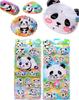 3D Cute Sequined Animal Character Set of Perfect for Smartphone Water DIY Creative Gifts for Kids Pattern Water-filled Puku-Puku Stickers, Stickers,