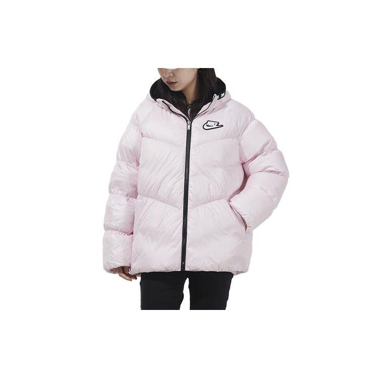 

Nike Down Jacket Solid Color Logo Warm Hooded Kids Jackets Pink NY2142026GS-001 XL
