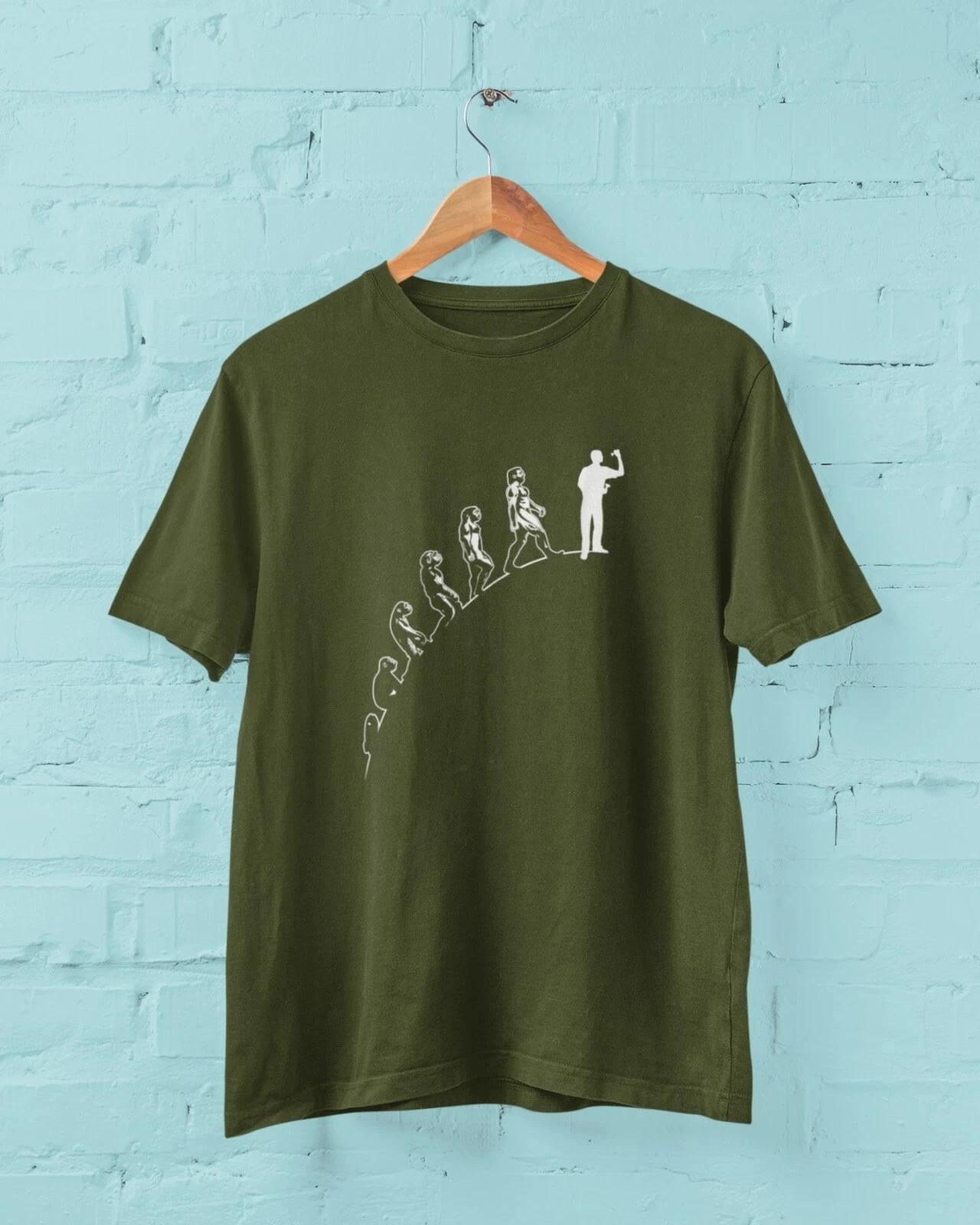 EVOLUTION OF THE DARTS PLAYER Funny T Shirt Man To Oche Gift Idea Darts Team Dad 3XL