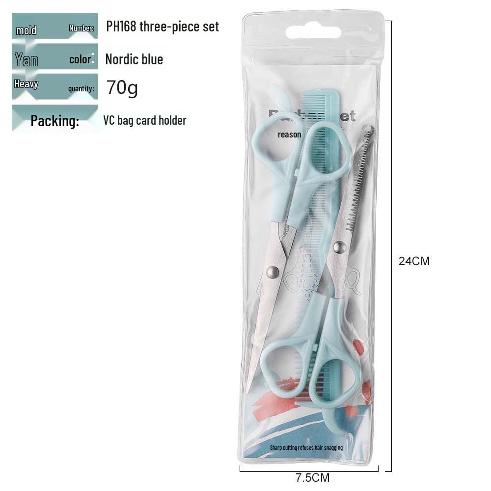 Bangs Haircutting & Styling Scissors Set - Stainless Steel Shears & Thinning Tools