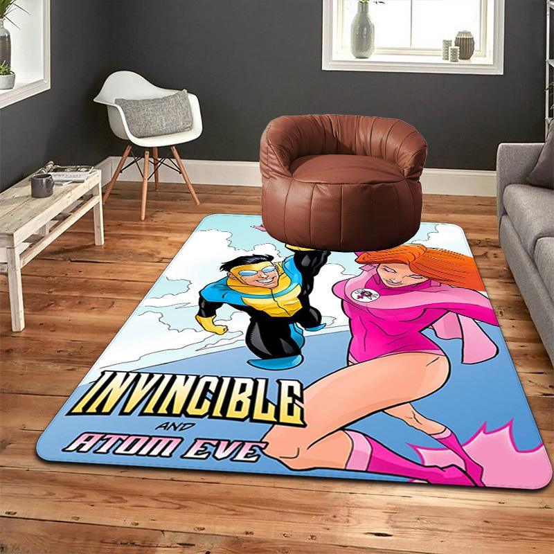 Invincible & Atom Eve Rug Floor Mat for Living Room or Bedroom Soft and Comfortable Carpet a Gift for Birthday and Holiday.SFF0917091