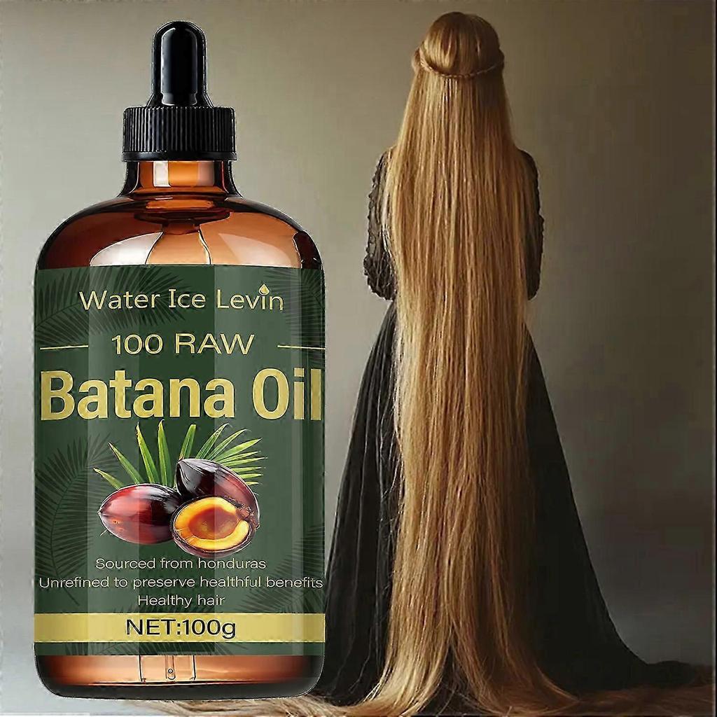 1-5x Pure Batana Oil for Hair Growth & Repair - Natural Hair Treatment with Vitamin E, Castor & Jojoba Oils - 100ml