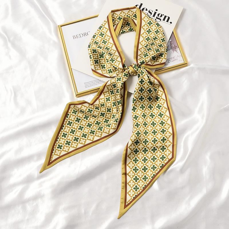 

Великолепные бусины, шарф с круглым кольцом, женские аксессуары для шарфов, ожерелье, этнический шарф One Size жёлтый