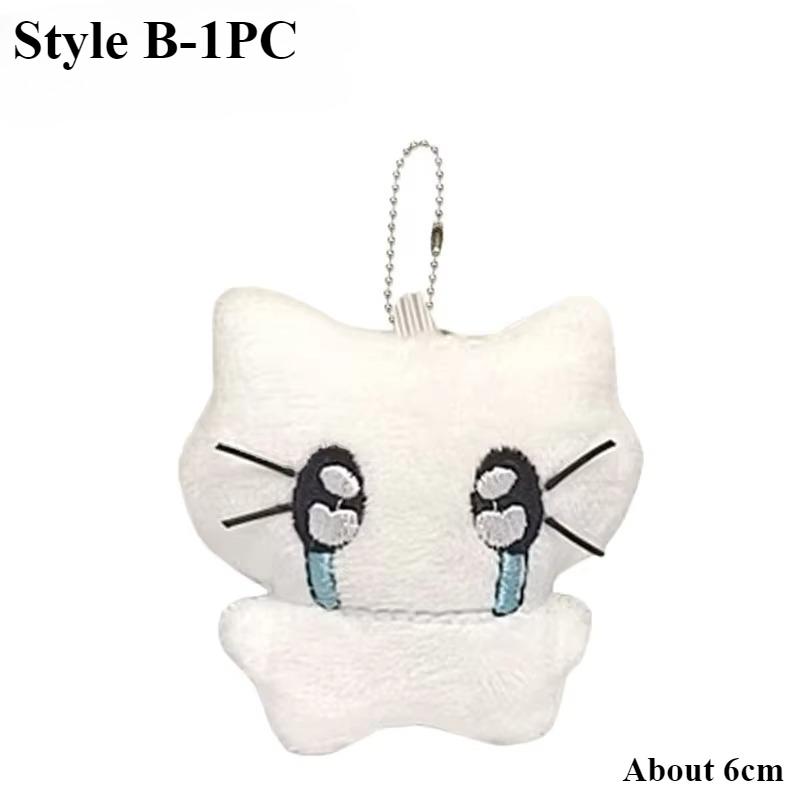 1-20PC Cute Black Cat Plush Toy Doll Small Pendant Cuddly Pillow Cushion Ins Black Cat Plush Toy Doll for Boy Girl Brithday Gift