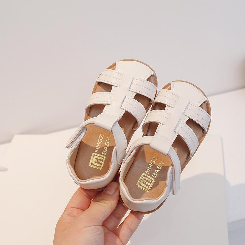 Fashion Girls Shoes Summer New Kids Sandals Soft Soled Boy Shoe Anti Slip Child Beach Shoes Comfor Baby Shoe Simple Girl Sandals