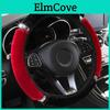 Plush 3738cm Diameter Universal Soft Rhinestone Car Steering Wheel Cover Interior Accessories Steeringcover Carstyling