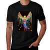 Spread Your Colors Parrot And Paint Drips Tshirt Casual Streetwear Short Sleeve Tee