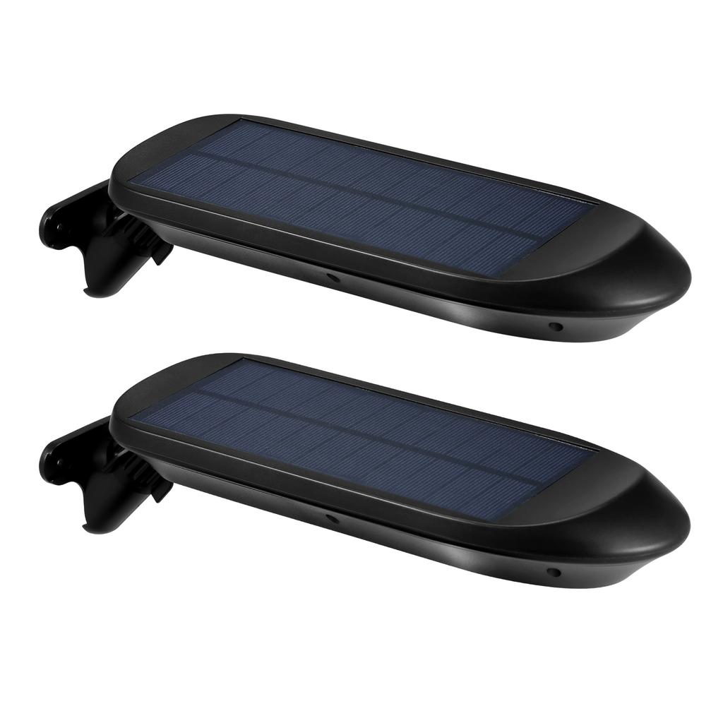 2 STÜCK Solar Wandleuchten Bewegungssensor 32 LEDs Außen Wasserdicht Solar LED Wandlampen mit Dimm/