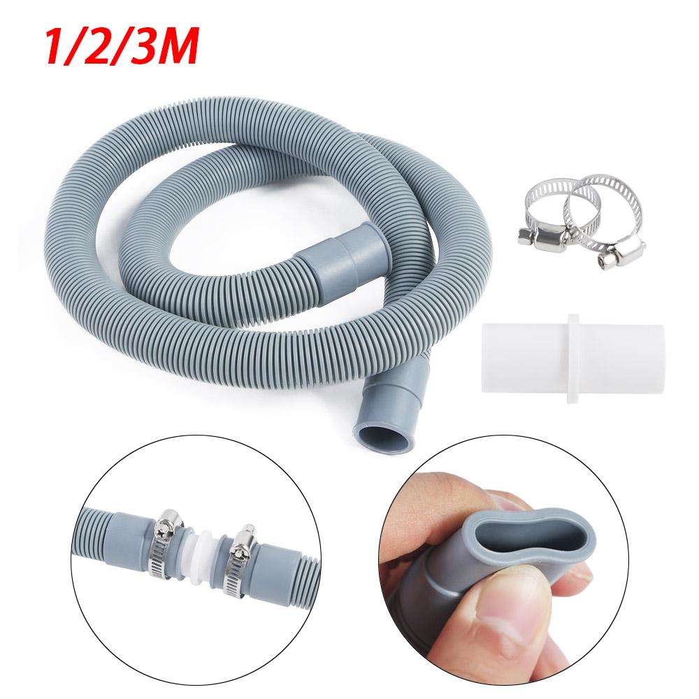 Universal Plastic Bathroom Accessory Dishwasher Washing Machine Plumbing Hoses Drain Hose Sink Extension Pipe
