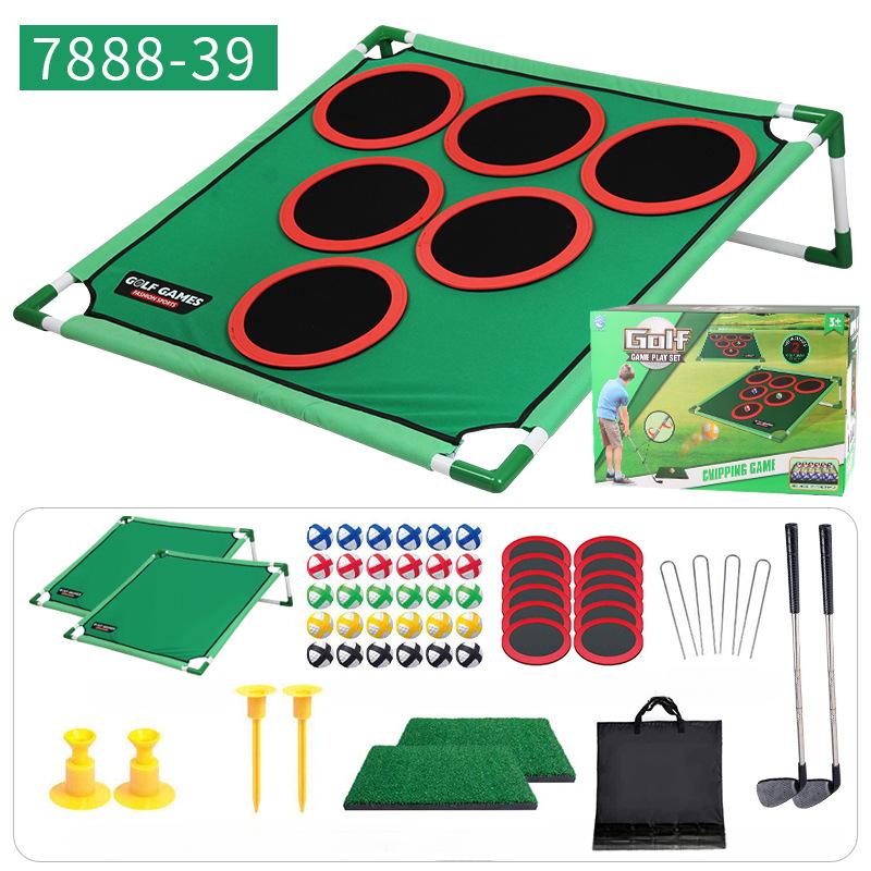 Golf Game Mat Target With Bracket, Indoor Outdoor Sports Parent-Child Interactive Game