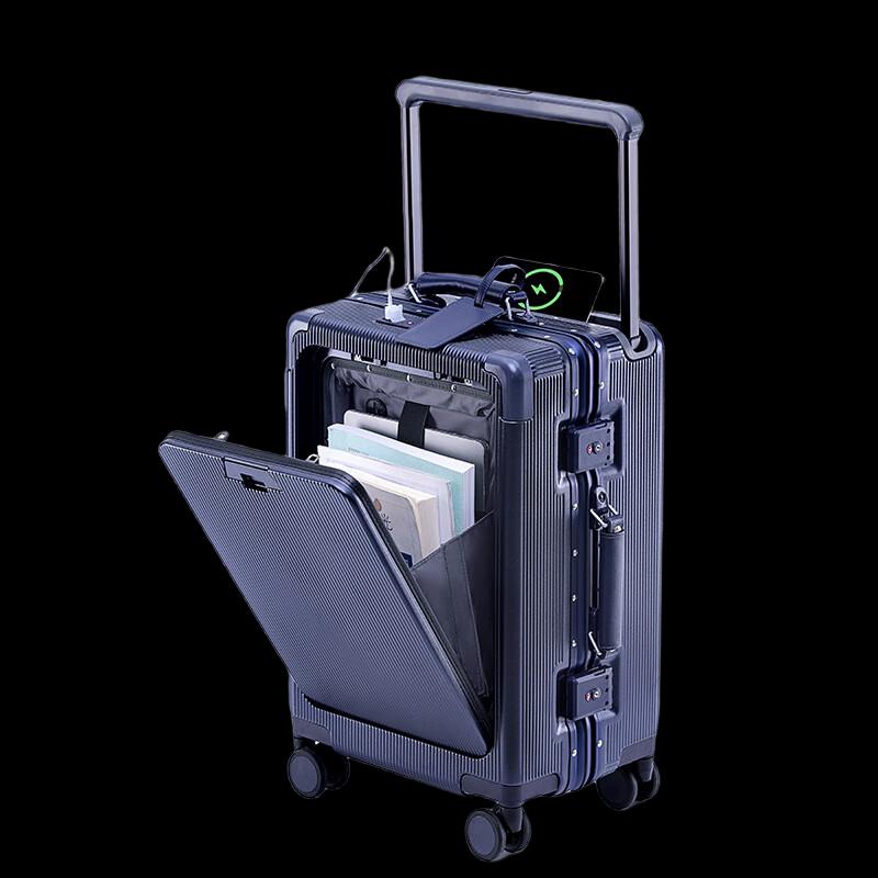 OEING Anti-Fall Front-Opening Travel Suitcase