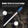 1/2 Pcs Insulation Knife with Nylon Sheath Stainless Steel Blade Insulation Cutter Double Sided Serrated Duct Knife Tool