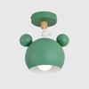 Lámpara de techo pequeña para dormitorio, estilo nórdico, creativo, para porche, balcón, pasillo, habitación de niños, lámparas decorativas de dibujos animados