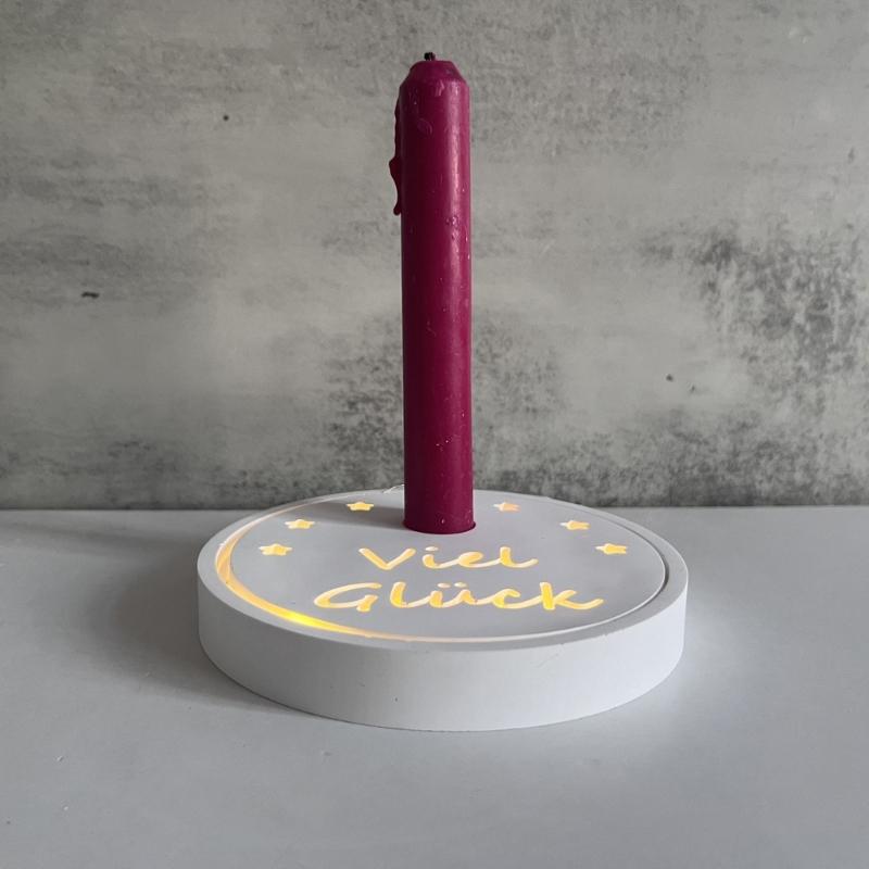 Round Silicone Mold For DIY LED Candle Holders Sturdy And Easy To Demold For Creative Homes Decors Projects