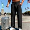 Mens Plus Size Casual Straight Leg Jogger Pants For All Seasons