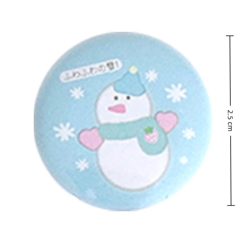6Pcs Cute Cartoon Mini Cartoon Retro Button Badge Kawaii Kids Backpack Pencil Bag Handheld Diy Decorative Brooch Pin Accessories