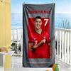 Cristiano Ronaldo Beach Towel Super Soft Microfiber Quickdry Fabric Comfortable Lightweight
