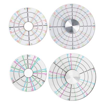 Round Clay Measuring Tool Ceramic Pottery Trimmer Tool Rotary Clay Templates Tool Circle Pottery Finishing Tool