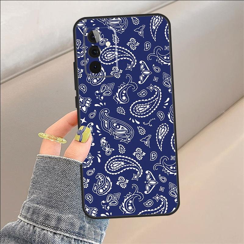 Paisley Bandana Case For Samsung Galaxy A22 A05 A53 A33 A06 A26 A16 A56 A36 A05 A32 A52 A54 A34 A14 A55 A15 A35