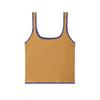 European and American French Women's Clothing Contrasting Color Embroidered Knitted Top 2142105