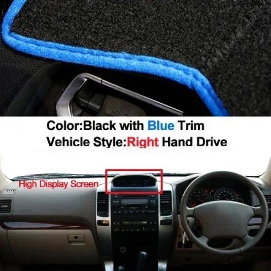 Car Dashboard Cover Non slip pad For Toyota Land Cruiser Prado J120 2003 - 2008 2009 LHD Dash Mat Sun Shade Pad Anti-UV Cushion