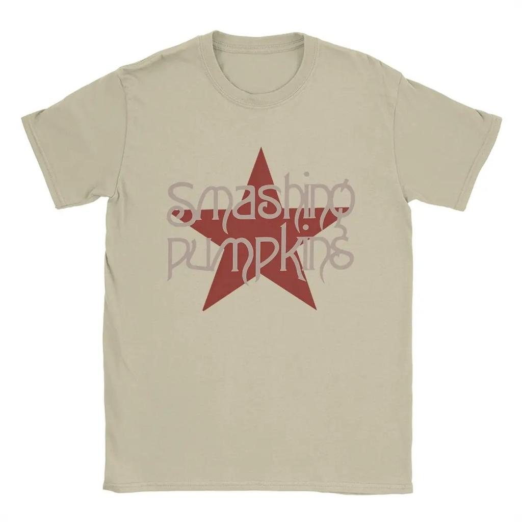 The Smashing Pumpkins Vintage Stern Logo Rockband T-Shirt 90er Alternative Metal Unisex Schwarz Damen und Herren T-Shirts