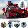 Fashion Lucky Bell Pendant Heart Wing Motorcycle Bell Retro Riding Lucky Exorcist Bell For Men Motorcycle Punk Rock Exorcism